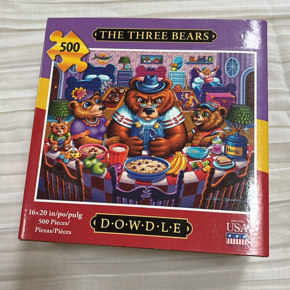 Dowdle The Three Bears 500 piece Puzzle